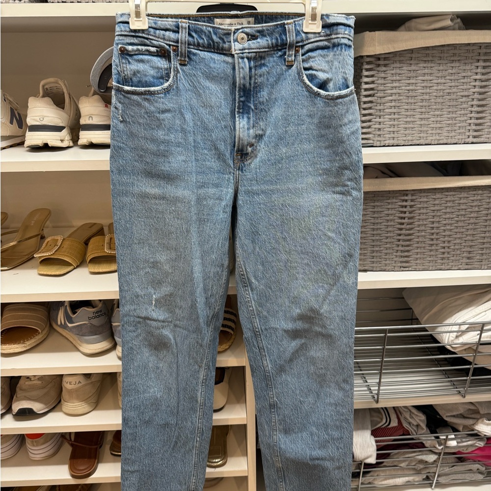 Abercrombie & Fitch Light Blue Straight women's Jeans